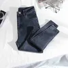 Frauen Hosen Capris Frau Jeans Hosen Große Größe Hohe Taille Frühling Herbst Eng Verjüngt Bleistift Hosen Pantalones Vaqueros Mujer J231113