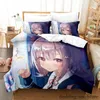 Bedding Sets Danganronpa V3 Set Cartoon Anime Three-piece Adult Kid Bedroom Duvetcover Y2k Girls Comforter