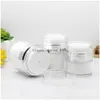 Verpakking Flessen Groothandel 15G 30G 50G Cosmetische Pot Lege Acryl Crème Container Vacuümfles Airless Hervulbare Druk Lotion Pomp Dhjdp