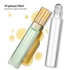 Bouteilles de stockage Bouteille à roulettes Huile essentielle en rouleau Huiles vides Parfum Mini flacons rechargeables Conteneur d'échantillon 10 ml 5 ml Liquides étanches