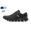 Mens On Cloud x 1 Running Shoes Sneaker Triplo Preto Branco Areia Laranja Quadro Olive Grey Runner Treinadores Esportes Ao Ar Livre Sapatilhas Sapato 3645Black Cat 4