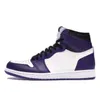 Jumpman 1 Basketball shoes Men 1S University Blue Hyper Royal Patent Panda OG dark Mocha bred shadow UNC Smoke Grey Women Sports Sneakers trainers Euro Size 36-46