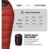 Sovväskor Leef Ultralight Mummy Sleeping Bag Perfekt för ryggsäckning och camping; 3-4 Säsongsmammapåse; Gratis saker säck ingår 231113