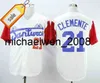 Mich28 Roberto Clemente #21 Santurce Crabbers Puerto Rico College Baseball Jerseys Gestikt Universiteitshonkbalshirt Wit Grijs Crème Zwart