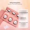 False Eyelashes 3pairs Self-adhesive 3D Glue Free Eyelash Strip Natural Mink Reusable Lashes Extension Beauty Supplies