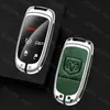 Key Rings Car Key Case With Keychain Car Key Cover Shell Fob For Dodge Ram 1500 Journey Charger Dart Challenge 2017 2018 2019 2020 2021 22 J230413