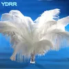 Other Event Party Supplies 20pcs thin rod quality 4550cm ostrich feather plumas wedding centerpieces for el table decoration 231113