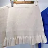 فستان من قطعتين أنيقة ومريحة لخريف الشتاء الطويل الأكمام متماسكة تنورة كارديجان 230413
