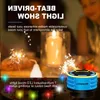 FreeShipping TWS Bluetooth-Lautsprecher IPX7 Wasserdichter tragbarer kabelloser Duschlautsprecher mit LED-Anzeige FM-Radio Saugnapf Jpveg