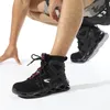 Buty Man Safety Buty KureProof Work Sneakers Lekkie mężczyźni stalowe palec u stóp niezniszczalny 231113