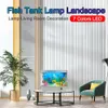 Decorations 7 Colors LED Fish Tank Lamp Landscape Lamp Living Room Decoration Imitation Aquarium Landscape Underwater World With Switch 231113
