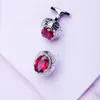 Cuff Links KFLK jewelry french shirt cufflink for men designer Brand Red Crystal Cuff link Button High Quality Luxury Wedding guests 230412