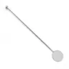 100Pcs/Lot Stainless Steel Swizzle Mixing Sticks Bar Cocktail Muddler Drink Mixer Stirring Sticks Wholesale