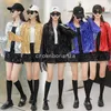 Women's Jackets Rock Fringe Sequin Jacket Vintage Long Sleeve Silver Reflective Ladies Coat Top