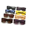Sunglasses Luxury Square For Women Vintage Oversized One Piece Gradient Sun Glasses Female Sexy Cat Eye Shades