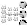 Party Masks 10st Diy Paintable Mask Lightweight Detable Cosplay Prop Masquerade Cat Face 220715 Drop Delivery Home Garden Festive Su OTQ69