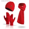 Chapeaux Foulards Ensembles Hommes Hiver Garder Au Chaud Ensemble Doublure Polaire Bonnet Telefingers Gs Épaissir Écharpe Tricot ffler Unisexe Chapeau Couleur Unie FoulardL231113