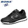 Scarpe antinfortunistiche BONA Designers Scarpe da ginnastica alla moda in pelle nabuk Uomo Scarpe casual da esterno Uomo Sapato Masculino Krasovki Zapatos De Hombre 231113