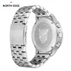 North edge snow leopard masculino esportes à prova dwaterproof água 50m altímetro barômetro relógios digitais negócios relógio de luxo para homem bússola