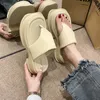 Slippers Summer Wedges Flip Flops Women 2023 Clip Toe Chunky Platform Slippers Woman Plus Size 40 Thick Bottom Sandals Slides Y23