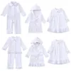 Pyjamas Pyjamas de Noël Ensembles de vêtements de nuit pour filles Vêtements pour enfants Garçons Velours Dentelle Pantalons à manches longues Costume bébé 3M-12Y 231113