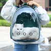 Dog Pet cat and dog carrying bag space capsule backpack cage double shoulder transparent breathable waterproof portable 231110