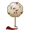 Bruiloft Bloemen HIMSTORY Elegante Chinese Bruids Fan Boeketten Handgemaakte Holding Vogels Metalen Sieraden Accessoires