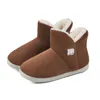 Zapatillas Mujer Otoño Invierno Coral Fleece Botas de algodón Hombre Mujer Zapatos de nieve Al aire libre Interior Hombres Mujeres Zapato de piel Casa cálida Bota 231113