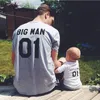 Family Matching Outfits Family Matching Clothes Fashion Big Little Man Tshirt Daddy And Me Outfits Father Son Dad Baby Boy Kids Summer Clothing Brothers 230412