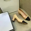 スリングバックespadrilles ballerinasサンダルドレスシューズデザイナー女性用サンダル分厚いヒールポンプローファースリングバックヒールファッションc快適なパッチワーク119ess