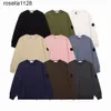 Yeni 24SS Tasarımcı Erkek Hoodie Yarım Zip Full Fermuar Topstoney Taş Marka Sweatshirt Pusula İşlemeli Kol Bandı Pamuk Külkü Erkek Kaputu Kazak Ceket Ceket