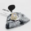 Carharttlys Hat Designer di qualità originale Traccia tinta tinta ricamata Melon Skin Hat Handlord Hat Cold Hat Hat's Hen's Wool Hat Autumn and Winter Accumited Cappello a maglia