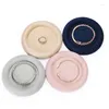 Jewelry Pouches Velvet Viewing Tray Necklace Ring Earring Bracelet Display Panel Counter