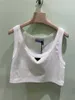 Kurzärmliges Sportbekleidungsset für Männer und Frauen des neuen Luxusdesigners Shirt Family Simple White Strap Tank Women 2023 Summer New Sporty Sleeveless T-Shirt Short Top