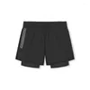 Shorts pour hommes Summer Casual Entraînement Ropa Hombre 2 en 1Double-Deck Hommes Duick-Dry Gym Running Fitness Jogging Loose Sweatshorts