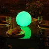 Lampes de table télécommande Rechargeable lune LED boule lampe intérieure décorative veilleuse sans fil rvb 16 couleurs cuisine décor à la maison