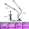 Grow Lights USB Phyto Lamp LED Grow Light Full Growth Spectrum Horticultural Phytolampを備えた屋内栽培植物開花P230413の制御