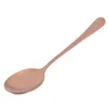 Dijkartikelen Sets 6-delige serveerwedstrijd Flatware Zilverware Set Uitgevoer Inclusief Cake Server Slotted Lepoon Rose Gold