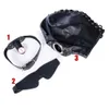 Brinquedos adultos máscara de máscara de pulaather Hood Head Head Harnes Máscara com vibrador pênis pênis Gag escravo de fetiche BDSM Bondage Brinquedos sexuais adultos para homens 230413