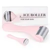 Ansiktsvårdsapparater Ice Roller rostfritt stål Kylning för ögonhud Beauty Tools Pain Relief Massager 231113