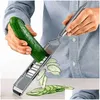 Herramientas de frutas y verduras MTI Slicer Trituradora de acero inoxidable Cortador Rallador Herramienta de cocina ajustable Cebolla Repollo Hoja reemplazable Drop D OTL1K