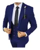 Herenpakken Formele Mannen 3 Stuk Trouwpak Bruidegom Tuxedo Slim Fit Business Champagne Kostuum Homme (Blazer Broek Vest)