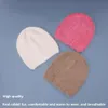 Beanieskull Caps Tavşan Kürk Moda Kış ve Sonbahar Kadın Varış Bayanlar Beanie Cap Yüksek Kaliteli Şık Örme Şapkalar 231113