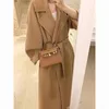 Double-Sided Cashmere Wool Overcoat Women's Autumn and Winter High Sense 2023 New Mid-Length Wool Small Woolen Coat