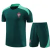 2023 2024 2025Nouveau hommes PortugalS Survêtements Sweat Football Costume d'entraînement 23 24 25 Portugieser Shorts manches Survêtement kits de chemise enfants survetement