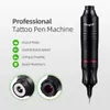 KIT MACCHINA TATTOO COMPLETO SET INTERFAZIONE DC PEN ROTARIO WIRELESS con aghi a cartuccia permanente 231113