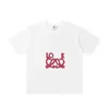 Męskie koszulki designernodesigner luksus loes klasyczny 2023 Nowy wiosenny letni neon fluorescencyjny haft trądziku swobodny mężczyźni kobiety luźne ghni