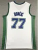 Kyrie Irving 2 Luka Doncic 77 Basketball Jersey Stitched Jerseys Black White Blue Navy 2023