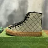 Tennis 1977s Nouveau Maxi Sneaker Designer Femmes Chaussure Ruban Garniture Camel Et Ébène Toile Chaussures Pour Femmes Semelle En Caoutchouc Nouvelles Baskets Haut Haut