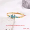 Bangle Personality Accessories Enamelled Painted Fan Bracelet High Quality Drip Glue Craft Ie Friendship Bracelets For Sister Gift